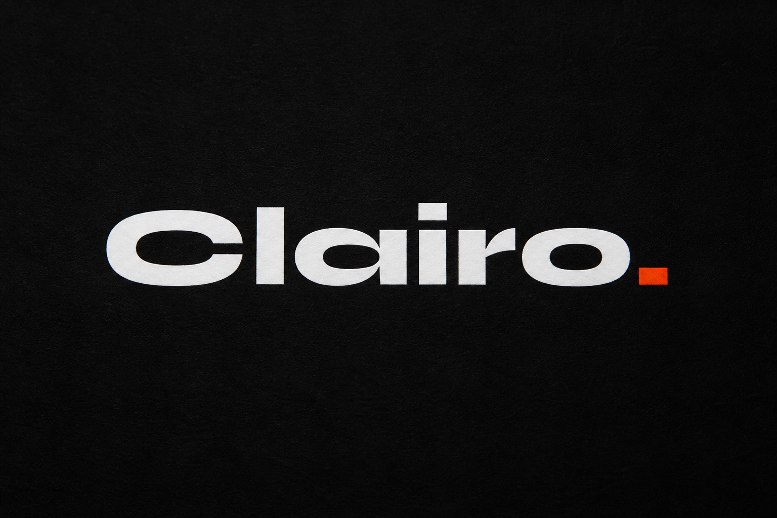 Clairo mark on black