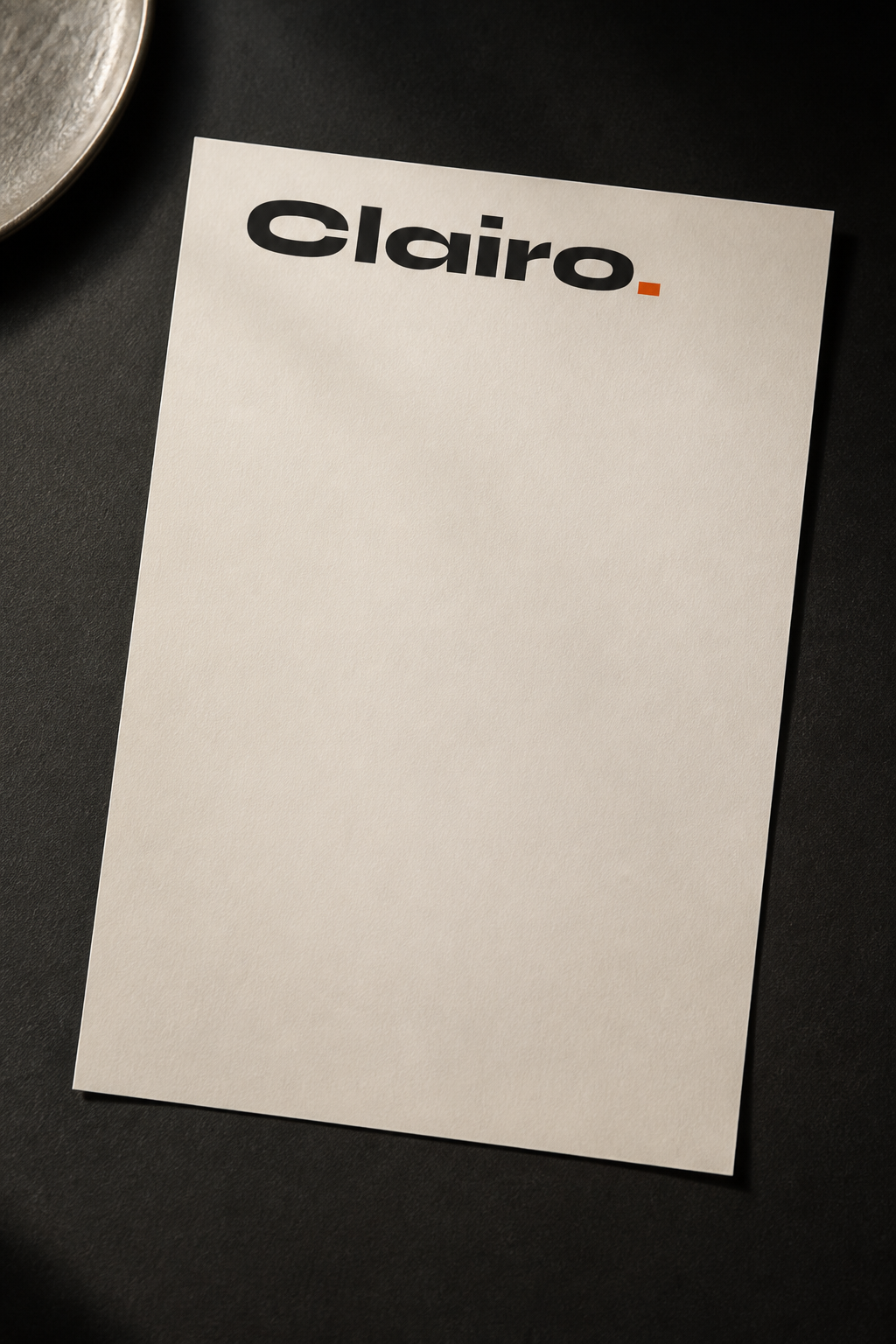 Clairo letterhead